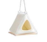 Generisch Bird Cage Bed - Plush Comfort Interior, Removable Inner Padding, Cosy Hanging Shelter, Sturdy Perch Retreat, Parakeet Cockatiel Conure Afrikan