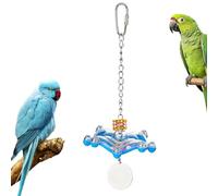 Generisch Bird Cage Toy - Interactive Spaceship Shape - Toy | Fun Animal Supplies, Chewing Activities for Budgies Lovebirds Shatureets Maakaw
