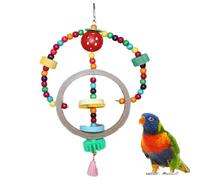 Generisch Bird Cage Toy, Parrot Cage Toy - Bird Cage Accessories, Colourful Toy for Parakeets, Cockatiels, Sun Cockatiels, Turtle Doves, Budgies and Small Medium Birds