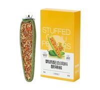 Generisch Bird Chewing Wood Sticks, Standing Toy with Treat Function for Birds, Activity Stick, for Home, Balcony, Garden, Yard, Garage, Aviary