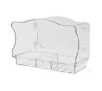 Generisch - Bird Feeder - Clear Acrylic Suction Feeder | Outdoor Feeder Installation on Patio Balcony for Bird Watching Garden Backyard