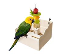 Generisch Bird Feeders - Compact and Functional Pet Feeding Bowls | Bird Bath Tub, Enhanced Foraging Experience for Home Indoor Outdoor Garden Yard Balcony Macaws Parrot Sparrow Parakeet Budgies