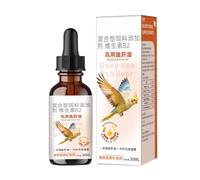 Generisch Bird Health Oil - 30 ml Natural Bone Support and Plumage Shine - Bone Aid Bird Nutrient Oil - for Recovery Breeding Season Cockatiel Fink Inseparable