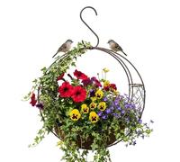 Generisch Bird Nest Material Cage Moon Flower Display Basket - Wire Nest Material Holder for Outdoor Balcony Garden Patio Patio Home Living Room