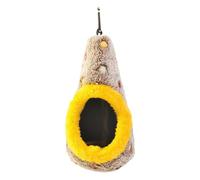 Generisch Bird Straw - Hanging Nesting Box | Parakeet Nest, Resting Sleep Slip in Cage, Bird Nesting House for Windowsill, Balcony, Living Room, Small Medium Breeds, Inseparable