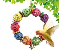 Generisch Bird Toy | Chew and Biting Accessories for Parakeets as Pets - Bird Toy for and Biting - for Cockatiels Macaws Cockatoos Inseparable for Playing Finding Food