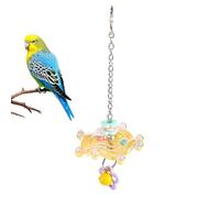 Generisch Bird toy for bite-resistant, interactive 360 degree rotating toy, colourful play wheel, for budgies, lovebirds, cockatiels, sun parakeets, finches