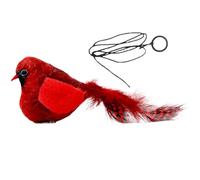 Generisch Bird Toy for Cats - Beeping Realistic Game - Chirping Bird Interactive Toy, Against Boredom in the House for Entertainment Playtime Travel Enrichment for Kittens