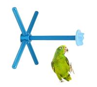Generisch Bird Toy for Parrots | Interactive Funny Chew and Twist Toy - Bird Seat Stand Cage Chew Toy - For Cage, Indoor and Home Conure Inseparable Movement