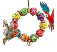 Generisch Bird Toy for the Cage, Accessories for Parakeets, Chew Toy for Cockatiels, for Foraging, Tearing and Playing for Conure, Macaw and Lovebirds
