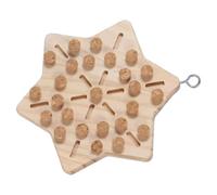 Generisch Bird Toy, Wooden Chewing Game with Removable Corks, Bird Cage Accessories, for Mental Promotion, Exercise, Prevention of Boredom, Care of the Beak, Species-Appropriate