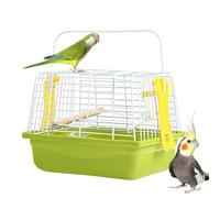 Generisch Bird Transport Cage, Portable Transport Outdoor Transport, A Easy Cleaning Handle Design Bird That Carry Supplies for Lovebirds, Parakeets, Cockatoes and Medium