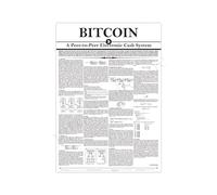 Generisch Bitcoin Poster | Picture Krypto Whitepaper A2 (59.4 x 42 cm)