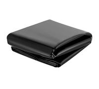 Generisch Black Pond Liner 6 x 8 m, 0.12 mm Thick, UV-Resistant and Puncture Resistant, Flexible Fish Pond Tarpaulin for Garden Pond, Stream, Fountains and