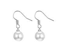 Generisch Black Precious Bracelet Rings Prom Jewelry Sets For Women Imitation Beaded Pearl Necklace Bracelet Stud Earrings For Women Rose Silver Quartz Jewelry, one size, Plastic