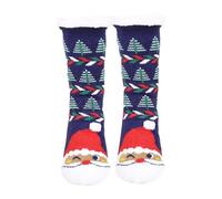 Generisch Black Sneaker Socks Men's Christmas Socks Women's Floor Socks Snow Socks Thick Velvet Sleeping Socks Carpet Socks in Autumn and Winter Stocking Forearm, sky blue, One Size