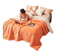 Generisch Blankets for the Bed, Double Layer and Thickened Quilt, Warming Blankets, for Couch and Sofa and Home, Winter, Autumn, Camping, Women