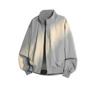 Generisch Blouson Jacket Men's Stand-Up Collar Simple Bomber Jacket Sweat Jacket Lightweight Jacket Oversized Transition Jacket Flight Jacket Thin Jackets Sports Jacket Summer Pilot Jacket Harajuku