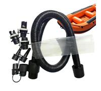 Generisch Board Hand Pump Hose 100 cm Flexible Corrugated Hose With | Air Bed Pump Hose for Inflatable Boat Kayak Air Mattress Water Sports