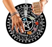 Generisch Board Mat - Metaphysical Board, Witches Altar Accessories | Seance Decorative Tool for Adults Teenagers Dowsing Rod Radiesthesia Fortune Telling Spiritism