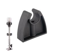 Generisch Boat Storage Clip | Boat Hook Storage Clips | Ladder Paddle Holder Clips | Black Clip for Pole Lights Holder for Hook Organisation Deck Wall Marine Ship Dock Kayak Torch