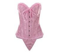 Generisch Bodysuits, Waist Trainer, Body Shaping Corsets, Breast Enhancer, Elegant Design for Various Occasions, Ready-to-Wear Shapewear for All Seasons, Latex Belly Belt, pink, M