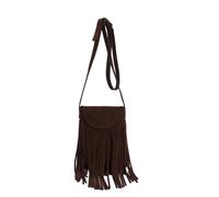 Generisch Boho Fringe Crossbody Phone Bag with Tassel Adjustable Strap, coffee, Einheitsgröße, Rucksack Backpacks