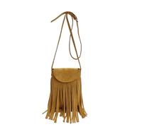 Generisch Boho Fringe Crossbody Phone Bag with Tassel Adjustable Strap, yellow, Einheitsgröße, Rucksack Backpacks
