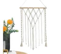 Generisch Boho Wall Decor for Bedroom, Bohemian Macrame Wall Decor | Hanging Woven Macrame Wall Decoration | Hanging Postcard Holder with Clips for the Study in Cafe