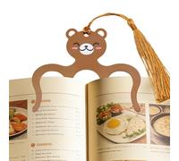 Generisch Book Page Holder - Cute Metal Non Slip for Decorative | Book Page Spreader with Sheet Music, Musics Cookbook Planner Paper, Readers Home for Music Office School Library Use, Bear, Siehe