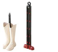 Generisch Boot Filler for Shape Retention, Non-Slip Compact Shaping Aid with Scented Beads, Stable Holder for Boots and Overknees, for Student Dorm, Hotel, Apartment, School, Girlfriend, black red