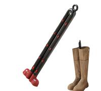 Generisch Boot Stretcher, Standing Aids, Non-Slip Compact Shaping Aid with Scented Beads, Boot Shaper Stand for Cabinet Organisation, for Student Dorm, Hotel, Apartment, School, Girlfriend, black red