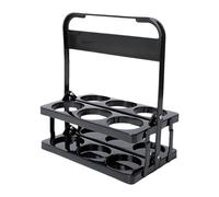 Generisch Bottle Carrier for Bottles, Portable Beer Rack, Drink Carrier with Handle, Beer Basket Bottle Basket, 6 Bottles, Foldable Drink Carrier, Reusable Beer Collector, black, see description, See