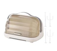 Generisch Bottle Drying Rack - Dust-proof Storage | Nursing Bottles Dryer Holder Box with a Lid - For Kitchen, Dining Room, Living Room, Bedroom, Vacuum Cups