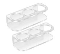 Generisch Bottle Storage - Pack of 2 Peptide Storage Boxes for Fridge - Portable Wall Holder with Compartments for Home, Kitchen and On the Go