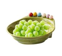 Generisch Bowl for nibbles including snack forks, includes 6 forks, large capacity, fruit serving bowl for the kitchen, for home parties, family celebrations, afternoon tea