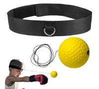 Generisch Boxing Ball with Headband - Reaction Ball Set for Kids and Beginners, Training Aid to Improve Coordination | Fitness Reflex Ball for Home, Travel and Gym