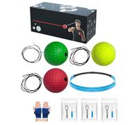 Generisch Boxing Training Reflex Ball, Punch Response and Fitness, Boxing Reaction Ball with Silicone Headband for Beginners, Teenagers, Men, Women, Sports Enthusiasts, Bedroom, Travel, Dorm,