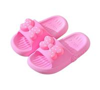Generisch Boys 35 Toddlers Kids Soft PVC Indoor Outdoor Casual Comfortable Summer Spring Mules with Bow Slippers Kids 38, red, 9/10 UK Child