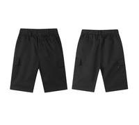 Generisch Boys Cargo Shorts for Kids Comfortable Elastic Waist Casual Summer Outdoor Play Six Inch Length Lightweight Breathable Pocket Handball, black, 14-15 Years