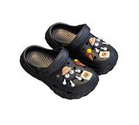 Generisch Boys' Summer Children's Shoes Men and Parents Child Baotou Breathable and Children's Beach Sandals Boys, black, 5 UK Child