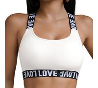 Generisch Bra without underwire, large sizes, women's bra with underwire, elastic straps on the back, comfortable hold, seamless, soft, wireless, perfect for everyday casual wear