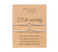 Generisch Bracelet Bracelet Blue Elastic Bracelet Retro Jewelry Hand Woven Women's Jewelry Width Steel Blue Pink Classic Bracelet, one size, Mental