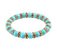 Generisch Bracelet Camera Bead Bracelet Set Colour Stone Bracelet Loose Bead Bracelet Engraved, one size, Stone, No Gemstone