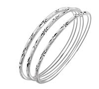 Generisch Bracelet Moon Bangle Wrist Rings three combinations woman solid Bracelet closed Blue Natural Bracelet Bracelet, one size, Copper