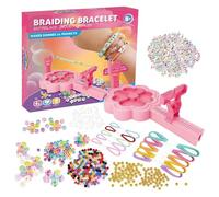 Generisch Bracelets Craft Packages - Creative Do-it-Yourself Thread Knotting Tool | Bracelets and Jewellery Craft Toy - for Birthday Children's Day Thanksgiving Home Travel Girls Friends