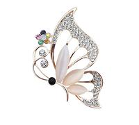 Generisch Brazil Jewellery Accessories Rhinestone Women's Business Clothing Corsage Brooch Stargate Jewellery (C, One Size)