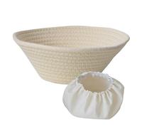 Generisch Bread Basket, Bread Protection Basket, Round Oval Bread Proof Baskets, Cotton Rope, Baking Processes, Pastry Storage Container for Baking Lovers