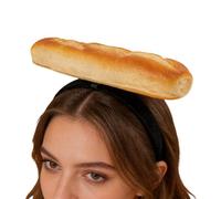 Generisch Bread Hair Band - Funny, Comfortable Headband in the Shape of a Simulation Bread | Hair Accessory for Cosplay as well as Makeup - for Theme Parties, Stage Performances, Birthday Parties and