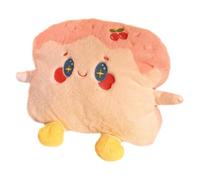 Generisch Bread Stuffed Toy, Bread Cushion, Cute Cartoon Toast Bread Shape Throw Cushion, Comfortable, Hugging Cushion Decoration, Compact Travel Blanket for Camping Desk at Home